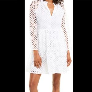 J crew eyelet dress XS